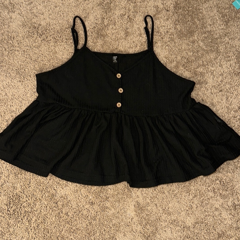 2x women’s black tank top